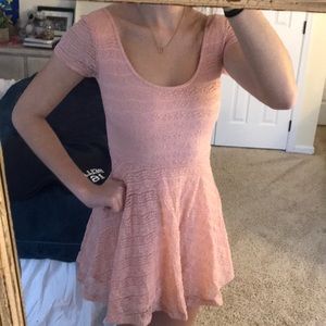 Pink Lace Dress